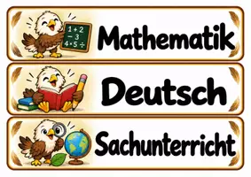 Vorschau - Poster - Tagestransparenz der Adlerklasse - Klassentier Adler - Seite 2