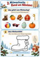 Vorschau - Arbeitsblätter - Nikolaus - kindgerecht erklärt | Kita & Vorschule - Seite 3