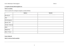 Vorschau - Stundenentwürfe - Kunst Sek. II: Werkvergleiche leicht gemacht! - Seite 2
