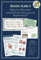 Vorschau - Stundenentwürfe - Ganze Stunde:Warum ist Rauchen schädlich für Atmung und Blutkreislauf? - Deckblatt