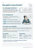 Vorschau - Stundenentwürfe - Praktikumsbericht schreiben – Praktikum & Berufsorientierung | Deutsch Klasse 10–11 - Seite 1