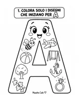 anteprima - Esercizi - 30 SCHEDE ATTIVITA' COMPLETA DI ESERCITAZIONE SULLE VOCALI - Pagina di copertina