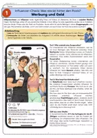 Vorschau - Arbeitsblätter - Influencer & Social Media – Werbung, Filter und Inszenierung | Gruppenpuzzle Klasse 7–8 - Seite 2