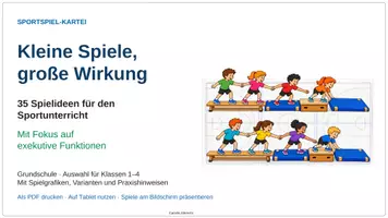 Vorschau - Stundenentwürfe - Kleine Spiele, große Wirkung! Grundschule - Seite 1