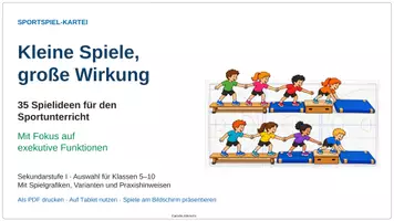 Vorschau - Unterrichtsreihen - Kleine Spiele große Wirkung! Sekundarstufe - Seite 1