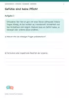 Vorschau - Arbeitsblätter - Gefühle, Freundschaft und Privatsphäre | Sachunterricht Klasse 4 - Seite 3