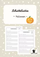 Vorschau - Arbeitsblätter - Schüttelsätze Halloween – Sätze ordnen & richtig aufschreiben | Klasse 2/3 - 3fach differenziert - Deckblatt