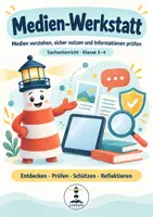 Vorschau - Arbeitsblätter - Medienkompetenz | Medien-Werkstatt: Internet, Werbung & Datenschutz | Klasse 3–4 - Deckblatt