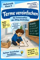 Vorschau - Arbeitsblätter - Terme vereinfachen- Mit Potenzzahlen - Deckblatt