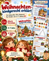 Vorschau - Arbeitsblätter - Weihnachten kindgerecht entdecken - Deckblatt