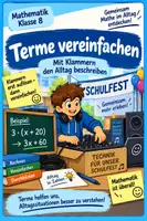 Vorschau - Arbeitsblätter - Terme vereinfachen- Mit Klammern - Deckblatt