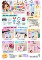 Vista previa - Juegos / Gamificación - TABLAS DE MULTIPLICAR LLAVERO DEL 1 AL 10 - página 1
