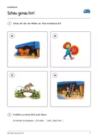 Vorschau - Arbeitsblätter - Die Stadt unter dem Sofa: Deutsch Lesen, Schreiben, Leseheft, Schreibheft und Arbeitsblätter mit Lösungen - Seite 2