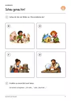Vorschau - Arbeitsblätter - Das Dorf in der Muschel: Deutsch Lesen, Schreiben, Leseheft, Schreibheft und Arbeitsblätter mit Lösungen - Seite 2