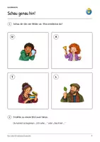 Vorschau - Arbeitsblätter - Der Laden für verlorene Geräusche: Deutsch Lesen, Schreiben, Leseheft, Schreibheft und Arbeitsblätter mit Lösungen - Seite 2