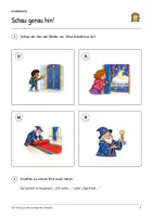 Vorschau - Arbeitsblätter - Tiere, Handwerk und Fantasie: 25 Lesehefte und Schreibhefte mit Arbeitsblättern und Lösungen - Seite 3