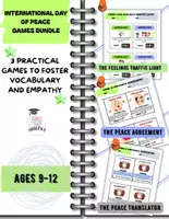 Vista previa - Hojas de trabajo - UK Version Peace Day BUNDLE Conflict Resolution and Empathy PSHE Ages 9-12 - página 1