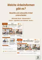 Vorschau - Stundenentwürfe - Jugendliche in der Arbeitswelt – komplette Einheit | Klasse 8 - Seite 1