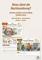 Vorschau - Stundenentwürfe - Recht verstehen und Fälle lösen | Unterrichtseinheit | Klasse 8 - Seite 1