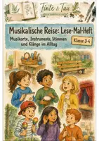Vorschau - Mal- und Bastelvorlagen - Musik Klasse 4 Musikbegriffe wiederholen - Deckblatt