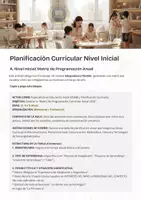 Vista previa - Unidades / Secuencias / Situaciones de Aprendizaje - Kit de Prompts IA Planificación Curricular Nivel Inicial - Portada