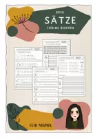 Vorschau - Arbeitsblätter - Sätze lesen und abschreiben Herbst Minimin - Deckblatt