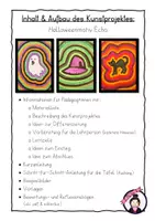 Vorschau - Stundenentwürfe - Kunst Halloween: HALLOWEENMOTIV - ECHO | Kunstprojekt Grundschule ab Klasse 2 - Seite 3