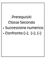 anteprima - Esercizi - Prerequisiti classe 2 successione numerica, confronto 0-20 - Pagina di copertina