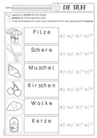 Vorschau - Arbeitsblätter - Silben und Vokale: offen/geschlossen, lang/kurz - Seite 2