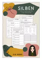 Vorschau - Arbeitsblätter - Silben und Vokale: offen/geschlossen, lang/kurz - Deckblatt