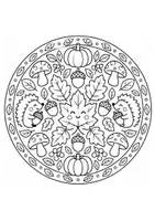 Vorschau - Arbeitsblätter - Herbst Mandalas für Kinder - Seite 2