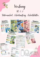 Vorschau - Arbeitsblätter - Werbung - Stationsarbeit & Kunstauftrag (Kl. 5-7) - Deckblatt