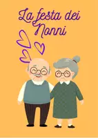 anteprima - Materiale per pittura e bricolage - LA FESTA DEI NONNI - Pagina di copertina