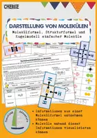 Vorschau - Arbeitsblätter - Darstellungsformen von Molekülen - Deckblatt