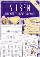 Vorschau - Arbeitsblätter - Silben erkennen und zählen | 3-fach differenzierte Arbeitsblätter | Phonologische Bewusstheit | 1. Klasse - Deckblatt