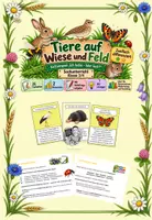 Vorschau - Spiele - Lernspiel Tiere auf Wiese und Feld - Deckblatt
