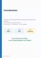 Vorschau - Unterrichtsreihen - Fremdwoerter_8_to_teach - Seite 1