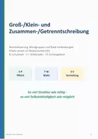 Vorschau - Unterrichtsreihen - Gross_Klein_Zusammen_Getrennt_8_to_teach - Seite 1