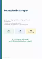 Vorschau - Unterrichtsreihen - Rechtschreibstrategien_8_to_teach - Seite 1