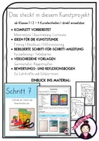 Vorschau - Stundenentwürfe - Kunst Herbst: GUMMISTIEFEL im REGEN | Kunstprojekt Grundschule ab Klasse 2 - Seite 1