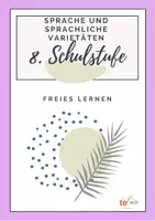 Vorschau - Unterrichtsreihen - Sprache_und_sprachliche_Varietaeten_8_to_teach - Deckblatt