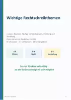 Vorschau - Unterrichtsreihen - Wichtige_Rechtschreibthemen_8_to_teach - Seite 1