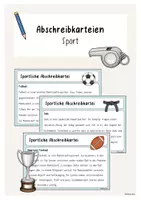 Vorschau - Stationenlernen - Wachsendes Materialpaket Abschreibkarteien - Seite 1