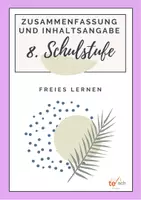Vorschau - Unterrichtsreihen - Zusammenfassung_und_Inhaltsangabe_8_to_teach - Deckblatt