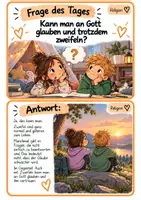 Vorschau - Bildkarten - ✝️ Frage des Tages Religion – Christentum | 100 Fragekarten mit Antworten für den Religionsunterricht ✝️ - Seite 3
