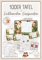 Vorschau - Arbeitsblätter - Hundertertafel mit Eichhörnchen Einszweidrei - Deckblatt