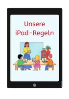 Vorschau - Stationenlernen - iPad Tablet Regeln Medien Classroom Management Aushang A4 - Seite 2