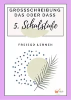 Vorschau - Unterrichtsreihen - Grossschreibung_das_dass_5_to_teach - Deckblatt