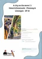 Vorschau - Stundenentwürfe - A city on the move– Lehrkraft, Material & Lösungen, India – ZP 10 - Deckblatt