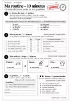 Vorschau - Arbeitsblätter - Ma routine - Freebie Französisch Verbes pronominaux - Seite 2